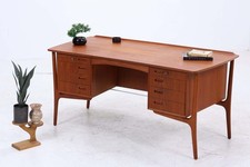 Vintage Teak Schreibtisch | Svend Aage Madsen für HP Hansen | Dänisches Mid-Cent