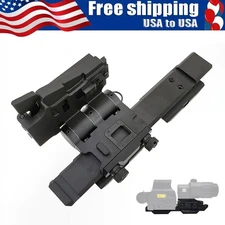 CNC Side Flip Scope Mount For G-33 G-43 Magnifier Riser Fit 20mm Picatinny Rail
