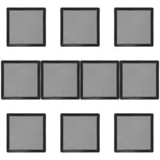10 Pcs Pvc Fan Dust Screen Case Filter Cover Dustproof for Computer