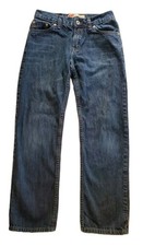 Levi's 514 Boys Straight Jeans 14 REG Blue Medium Wash Denim Cotton W27 L27