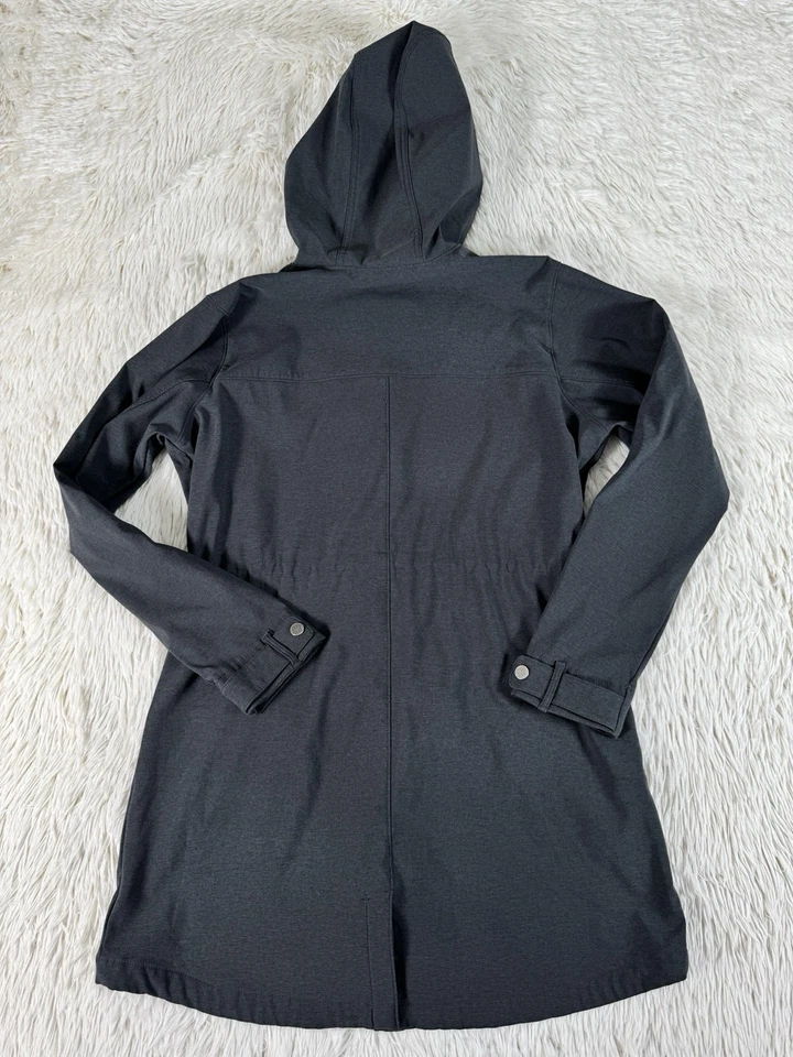 Columbia 灰色单通风长袖流苏雨衣女式 L 码 — 第 4/4 张图片