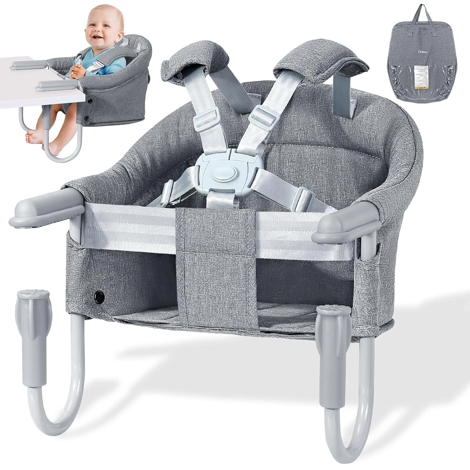 Hook on High Chair, Portable Table Highchair Seat for Babies & Toddlers 6-36 Mon
Opens in a new wind