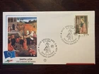 ITALY FDC COVER 2004 YEAR MARTYRDOM OF ST. LUCY RELIGIOUS STAMPS