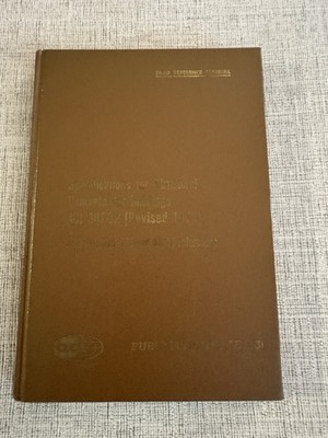 ACI 301-72 Structural Concrete for Buildings Revised 1975 Field Manual HC