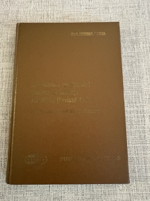 #ad ACI 301 72 Structural Concrete for Buildings Revised 1975 Field Manual HC $49.50