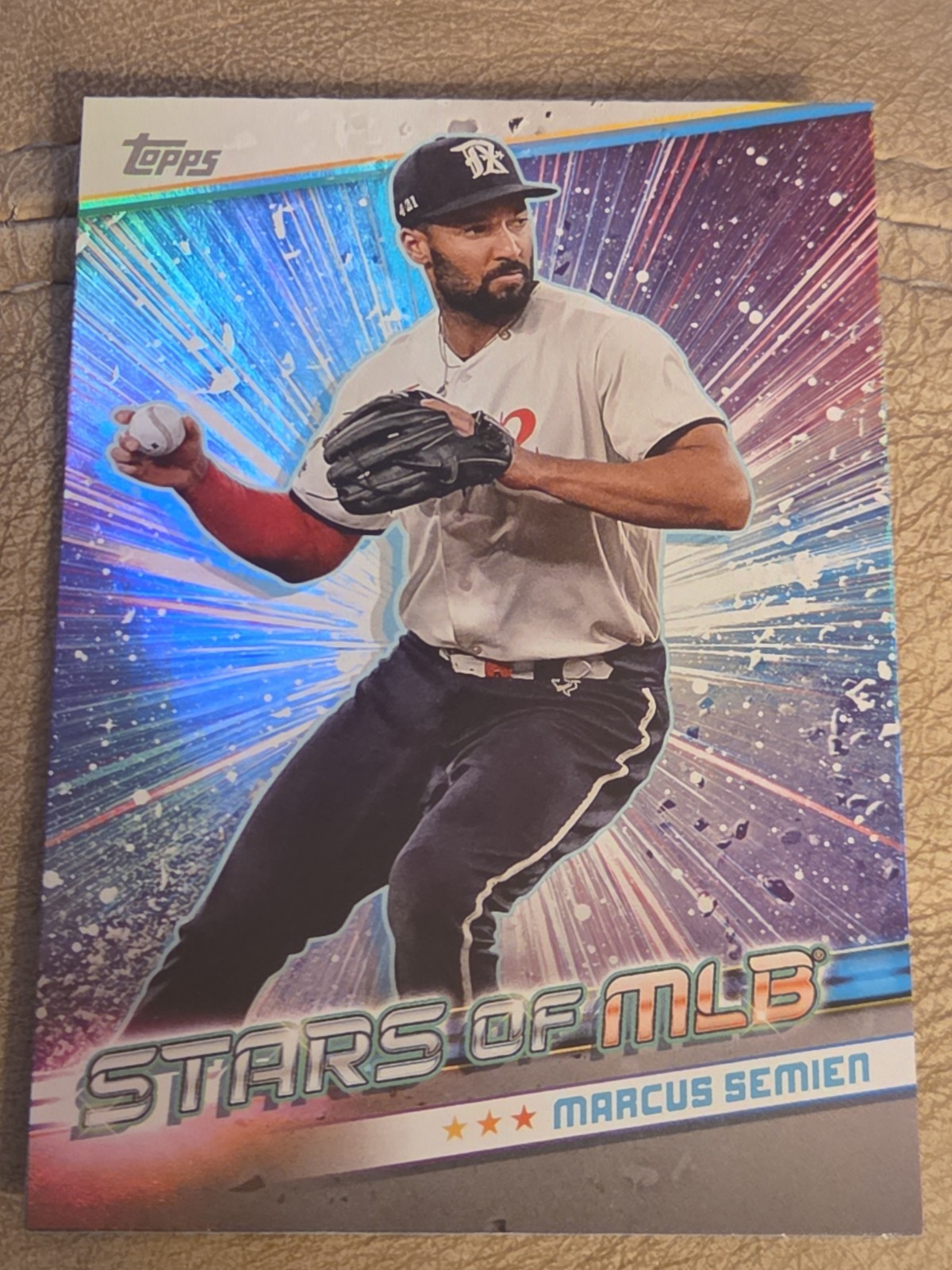 Marcus Semien Stars Of MLB Topps 2024 SMLB-70 Texas Rangers Baseball Card