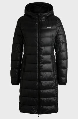 Hugo leichte gefütterte Damenjacke schwarz Slim Fit Größe Medium neu mit Etikett