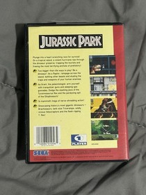 Sega Genesis Jurassic Park Game Complete With Manual, Tested And Working