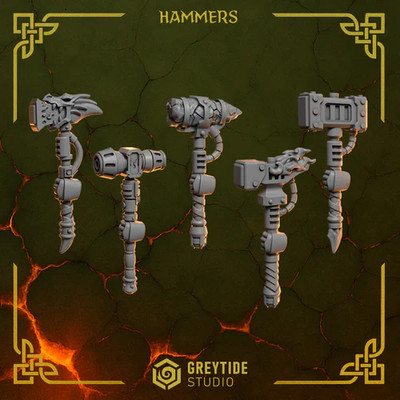 Anvil Wardens Packs For 28mm Scale Tabletop Wargames- Greytide studio