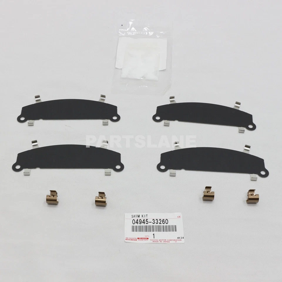 Kit de cuña delantera anti chillidos Toyota Camry Lexus ES300h ES350 OEM 04945-33260 Foto 2 de 2