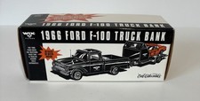 WIX Filters 1966 Ford F-100 Pickup Truck Bank Ertl Collectible Black With Box