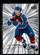 2025-26 Upper Deck Series 2 Young Guns Outburst #458 Wyatt Aamodt Rookie RC