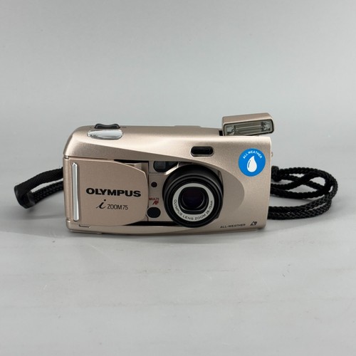 Olympus i Zoom 75 Gold APS 28-75mm Point Shoot Film Camera - TESTED - Picture 2 of 13
