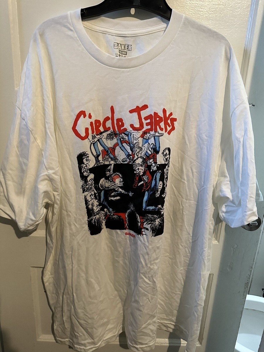 CiRcle JERKS Ｔシャツ　ＸＬ CIRCLE JERKS Tシャツ SKANKER STEPS | 45REVOLUTION