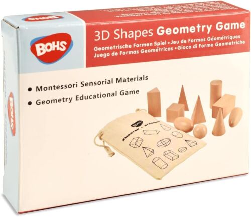 Durable Wooden Montessori 3D Shapes Game - 10 Sets for Interactive Learning - Picture 8 of 8