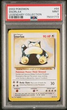 Snorlax 64/110 - Legendary Collection LC Non-Holo PSA 9 Mint