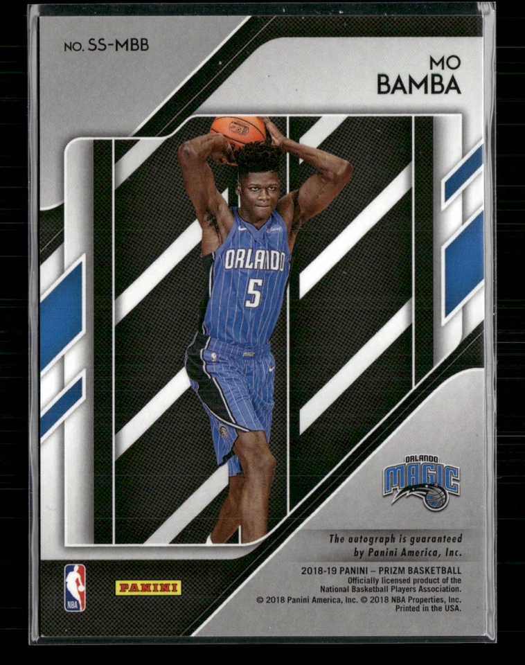 Mo Bamba 2018-19 Prizm Sensational Signatures Auto - Image 2 of 2
