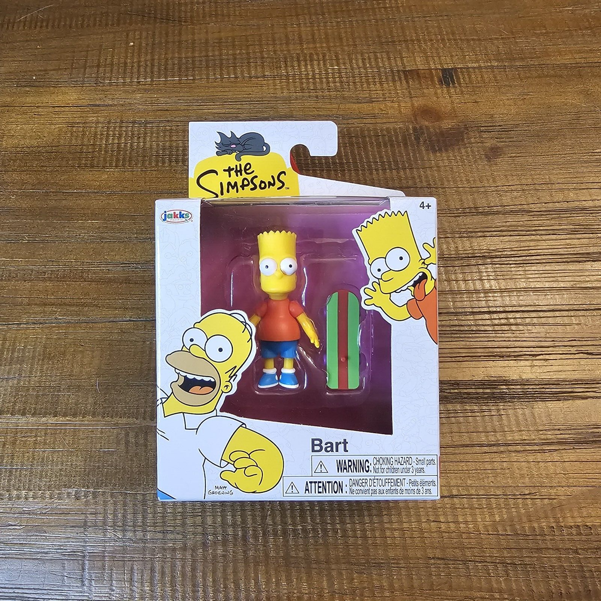 The Simpsons Bart Simpson Jakks Pacific Action Figure 2.5” Toy