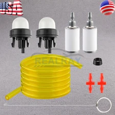 Primer Bulb Fuel Filter Hose Connector Kit For Troy-Bilt MTD 753-08319 Craftsman