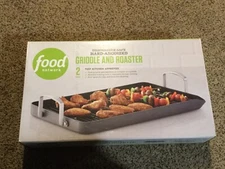 New Food Network Hard Anodized Griddle and Roaster with Rack.