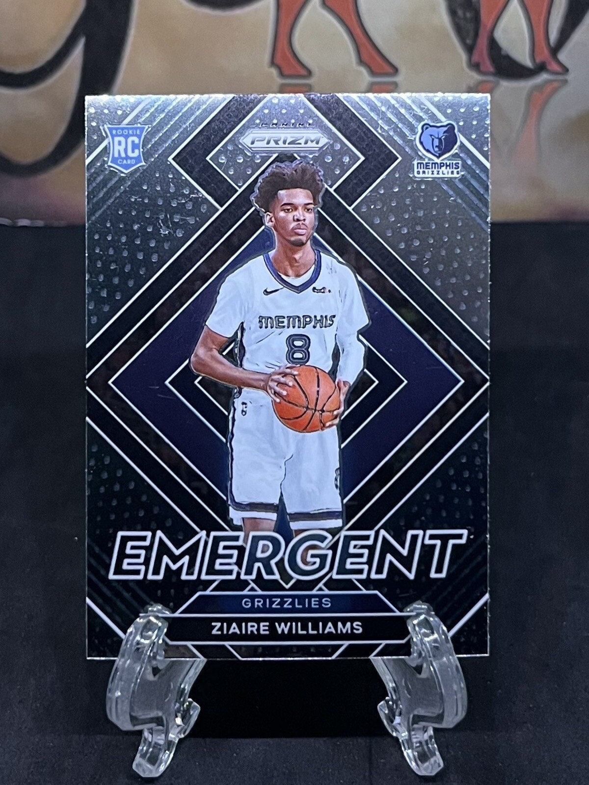 2021-22 Panini Prizm Ziaire Williams RC #20 Emergent Memphis Grizzlies