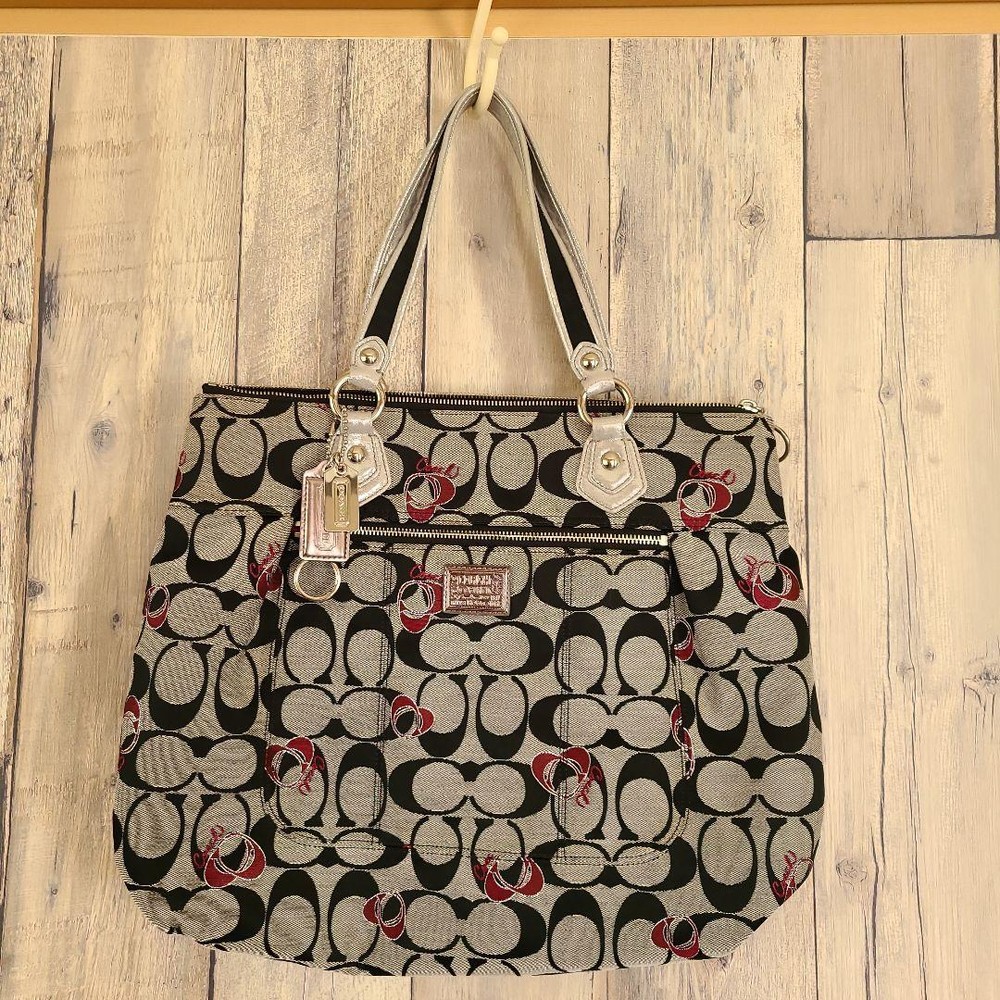 C-1 Coach Tote Signature Canvas Bag