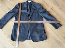 John W Nordstrom Jacket Gray Wool Blazer Made in USA 46L
