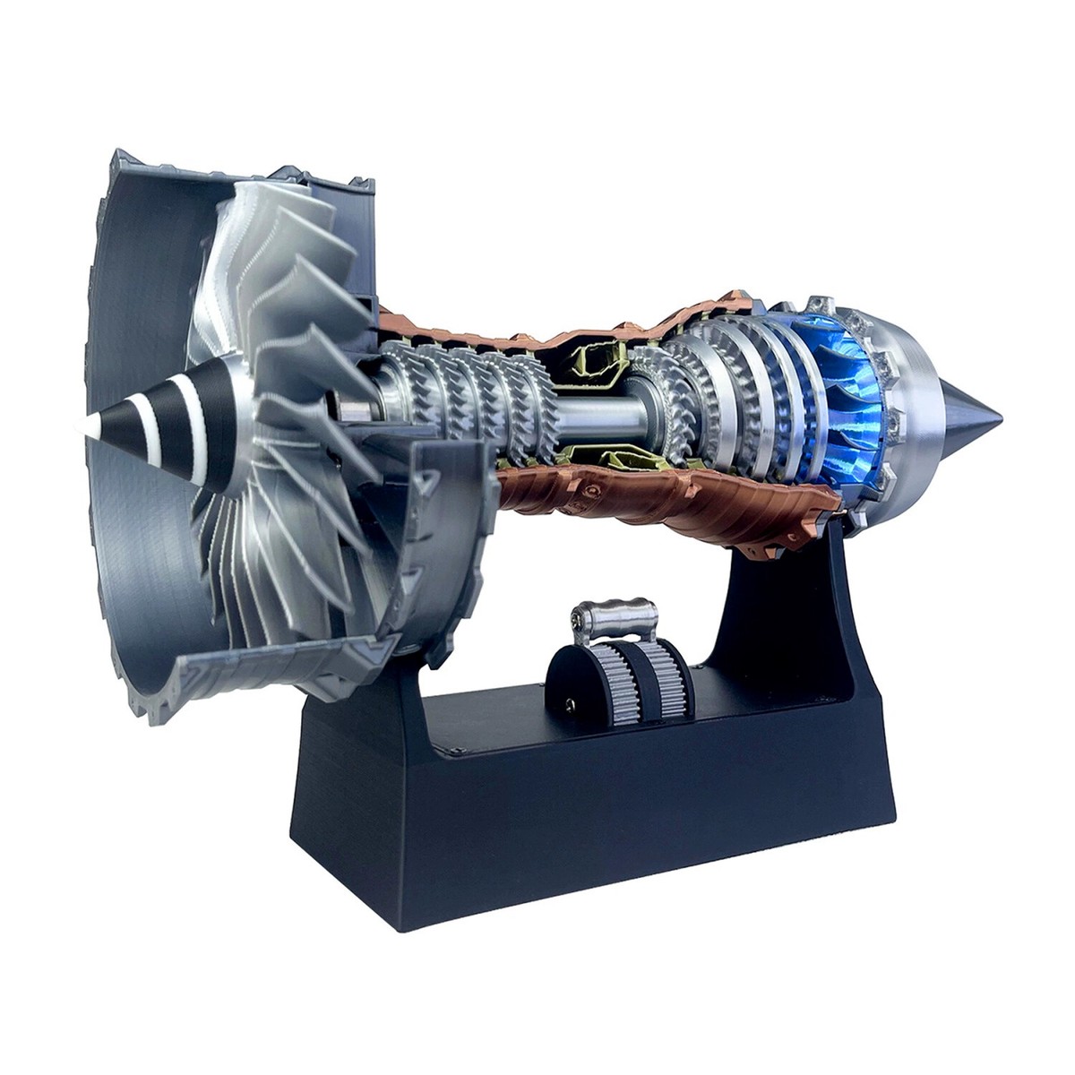 1:25 Airbus A380/TR900 Aircraft Turbine Engine Electric Finished