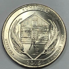 2015 P -  Homestead National Park ATB Quarter Dollar Coin