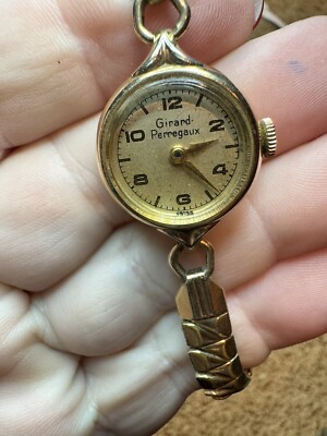 Vintage Girard Perregaux Ladies Wrist Watch 10K GF, 17 Jewels