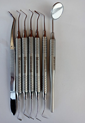 Dental Composite Filling Restorative Kit Dental Instruments Double set of 7 pcs