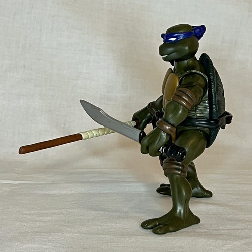 TMNT Donatello Don Tortugas Ninja Mutantes De Teenage 2002 Playmates 13 CM - Imagen 3 de 8
