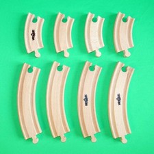 EISENBAHN KURVEN # Holz Holzauto Holzschienen Gleise Schienen Stra&szlig;en Zug 90559