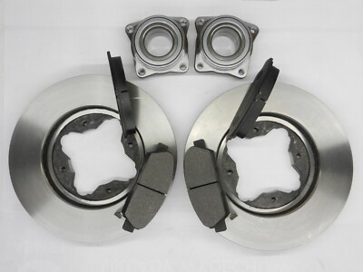 Bremsscheiben 14 Zoll Bremsbeläge Radlager vorne für Honda Accord IV V Rover 600
