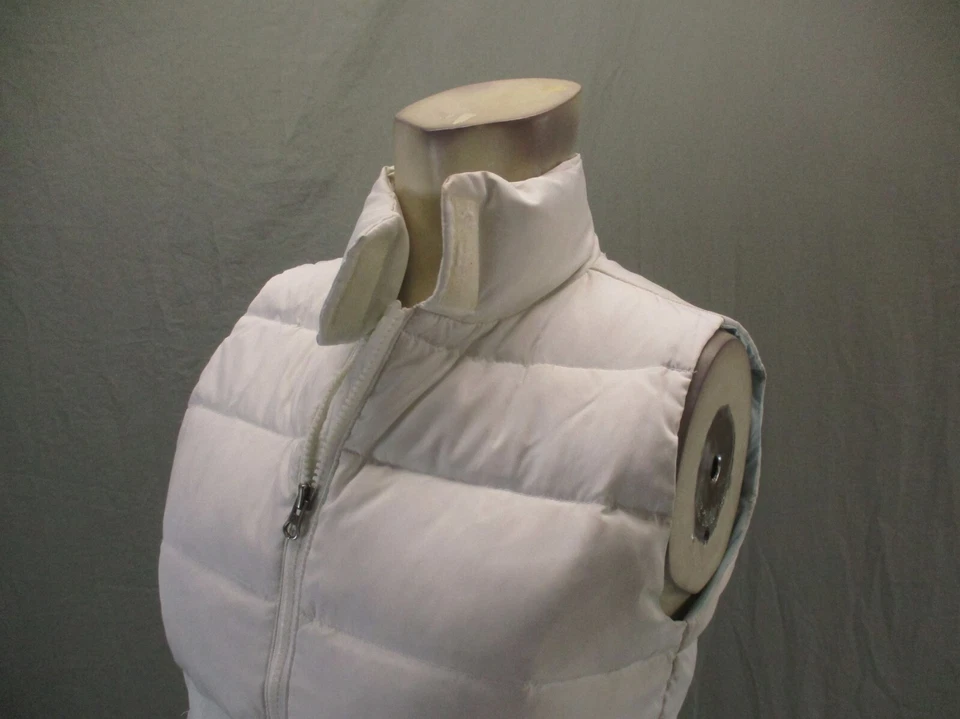 American Eagle Size S Womens White Down Feather Full Zip Insulated Vest 682 - Изображение 4 из 4
