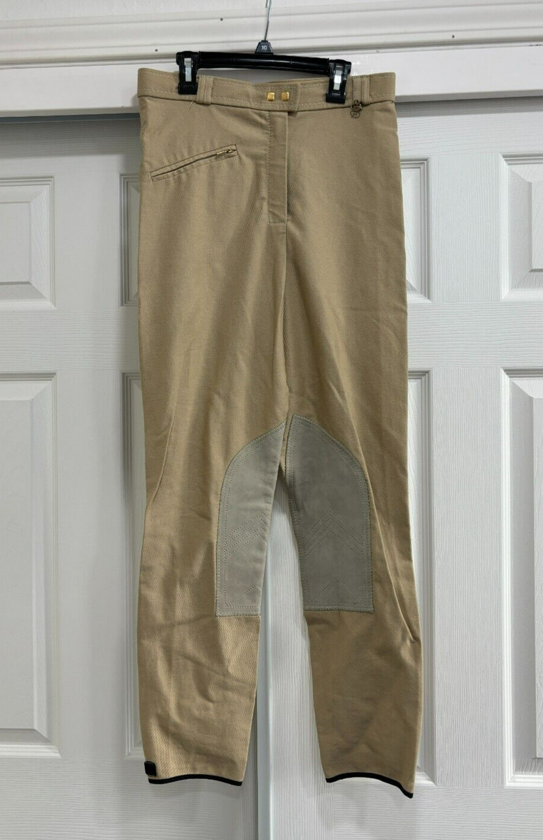 golden dress breeches GD pants equestrian 28R styleattribute-sequins