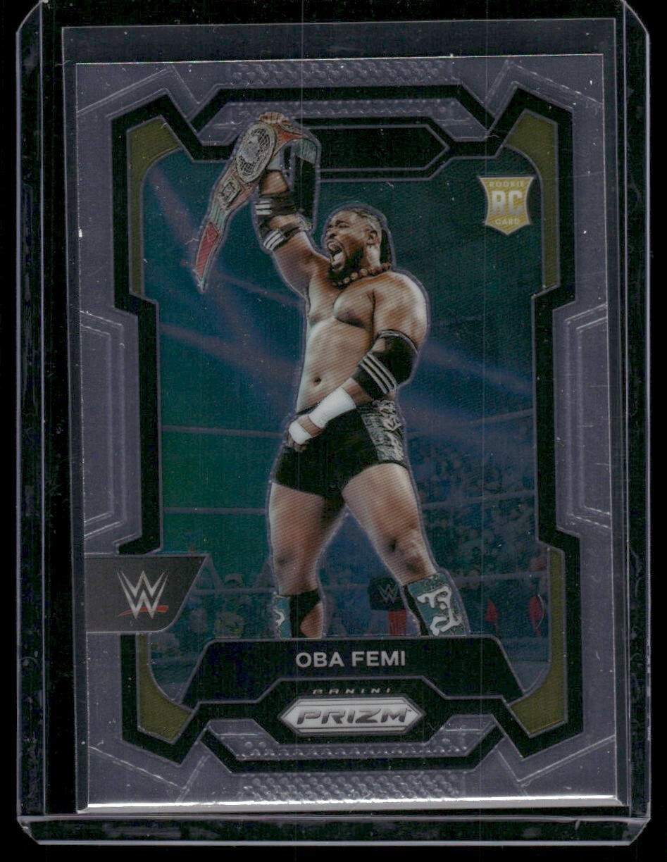 2024 Prizm WWE Oba Femi #199 - Rookie Base