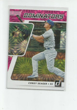 2021 DONRUSS DOMINATORS PINK FIREWORKS #12 COREY SEAGER