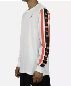 jordan longsleeve white
