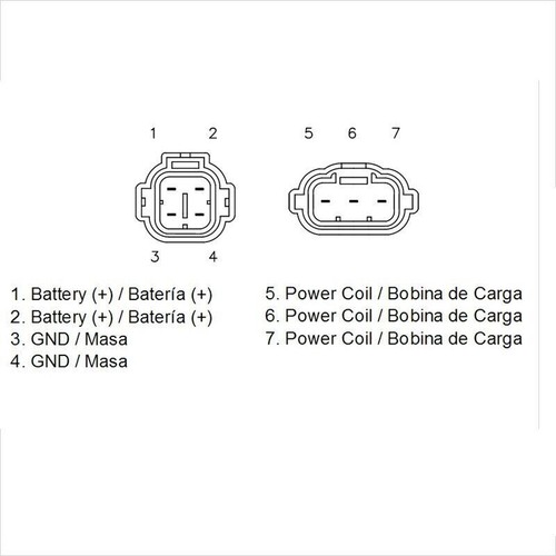 Regolatore Alternatore per Polaris Outlaw 450 MXR 500 525 Iris / Predator 500 - Foto 5 di 5