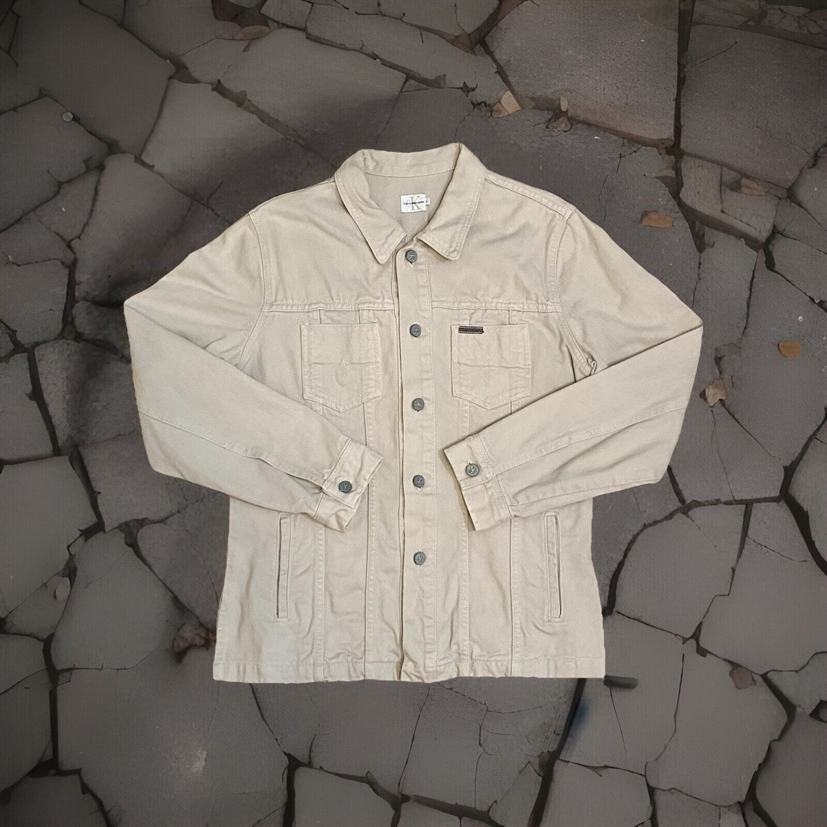 90s Vintage Calvin Klein USA Overdye Stonewash Sz Large