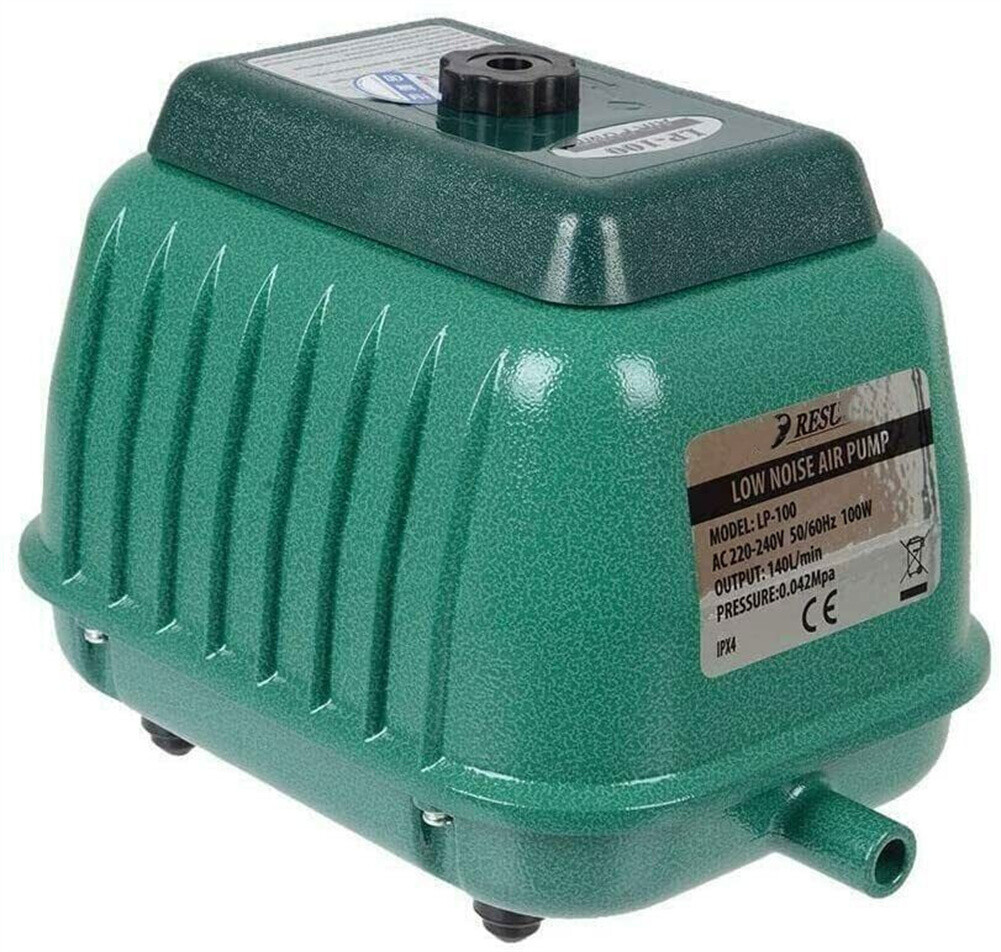 Resun LP100 Septic Tank Air Pump 140L/min Pond & Aquarium 8400l/Hr AU