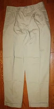 Mens Originals by Evergreen Chino Trouser Khaki Pants 36x34 EUC