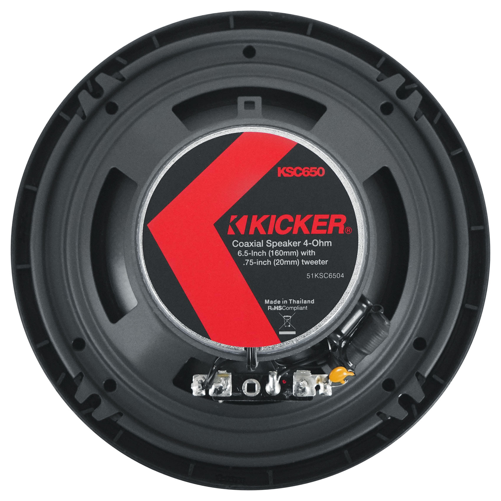 Пара коаксиальных динамиков Kicker 51KSS6504 65 Component 2 51KSSC6504 Car Audio