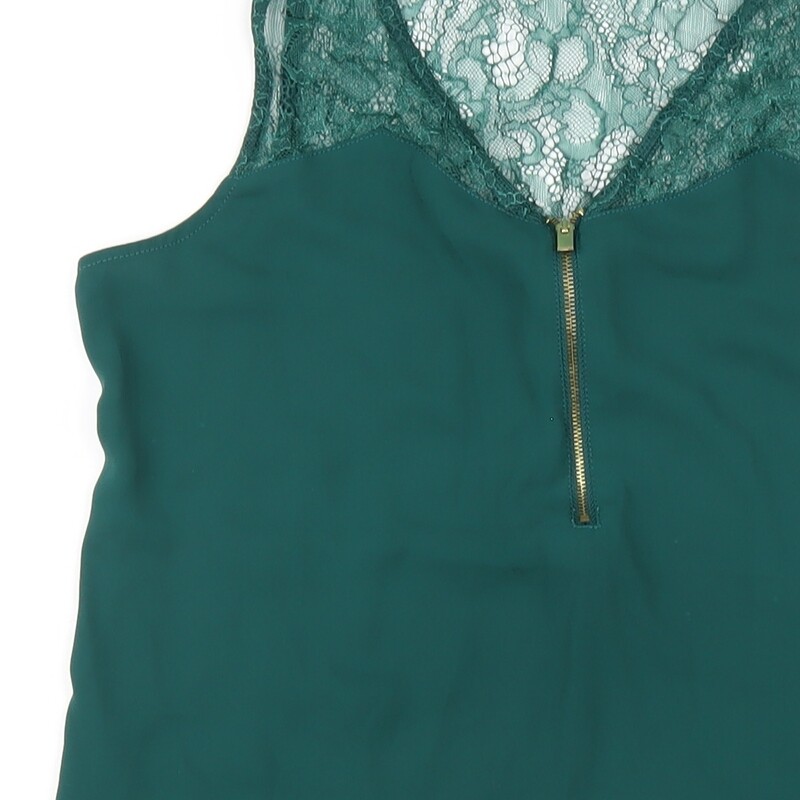 Express Womens Green Polyester Basic Tank Size S … - image 9