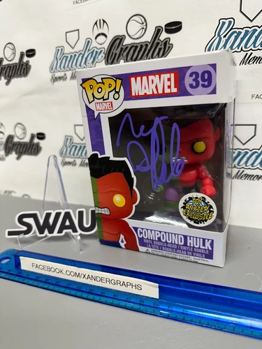 MARK RUFFALO COMPUESTO HULK 39 MARVEL FIRMADO AUTOGRAFIADO FUNKO POP-SWA CERTIFICADO DE AUTENTICIDAD