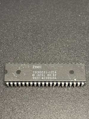 Temic TSC80C31-12CA CMOS 0-44 8-Bit Microcontroller IC Chip @CPUCG