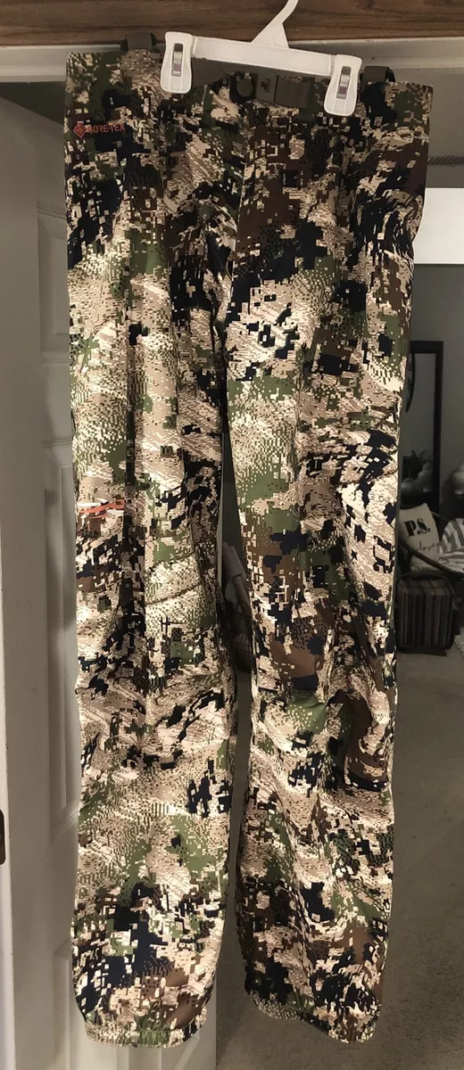 Sitka Cloudburst Pants W Suspenders Rain Large Gear Excellent Sub