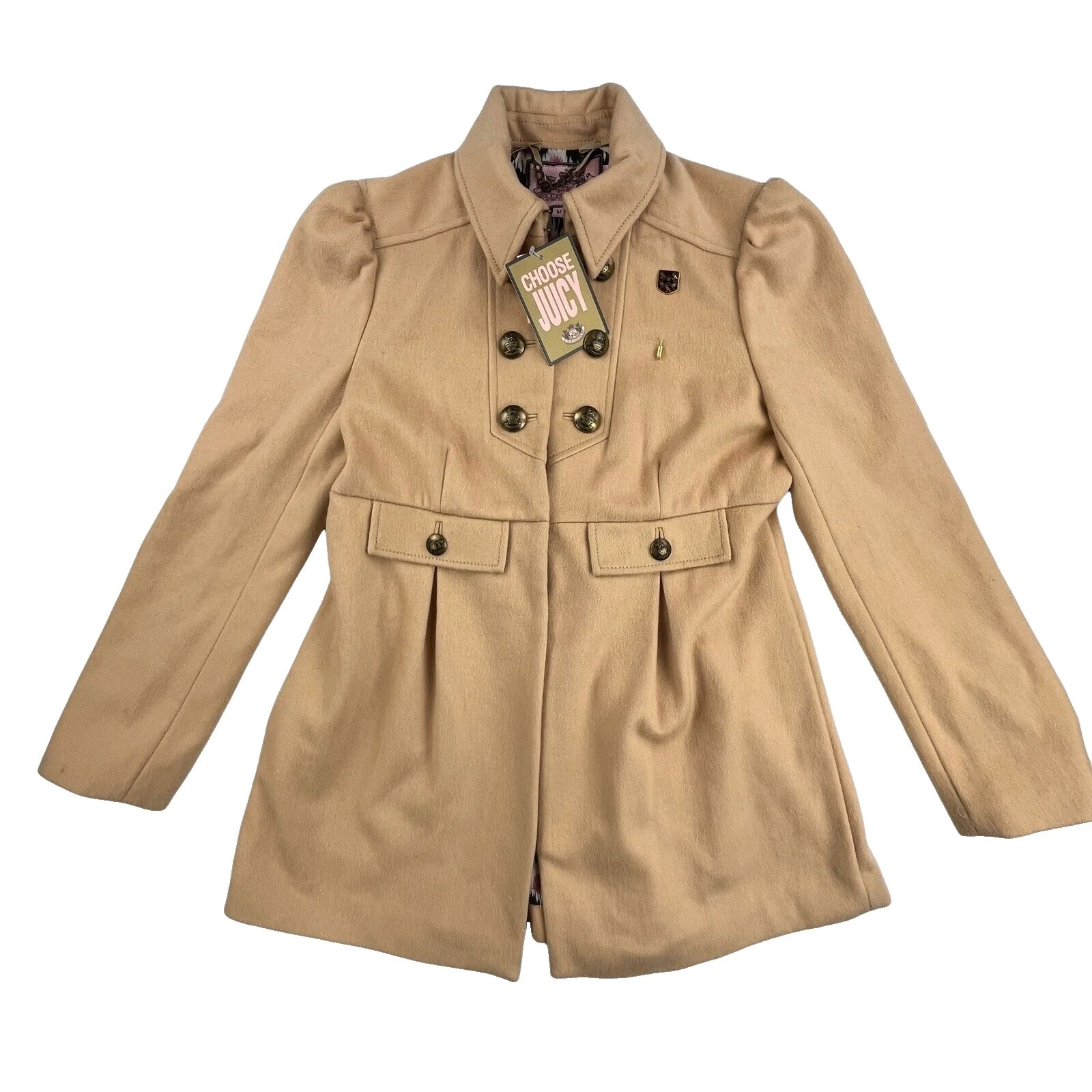 Casaco de Ervilha Juicy Couture sólido, Casacos, jaquetas e Coletes para mulheres