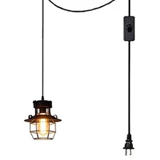 American Style Retro Industrial Style Chandelier, Hanging Pendant Light